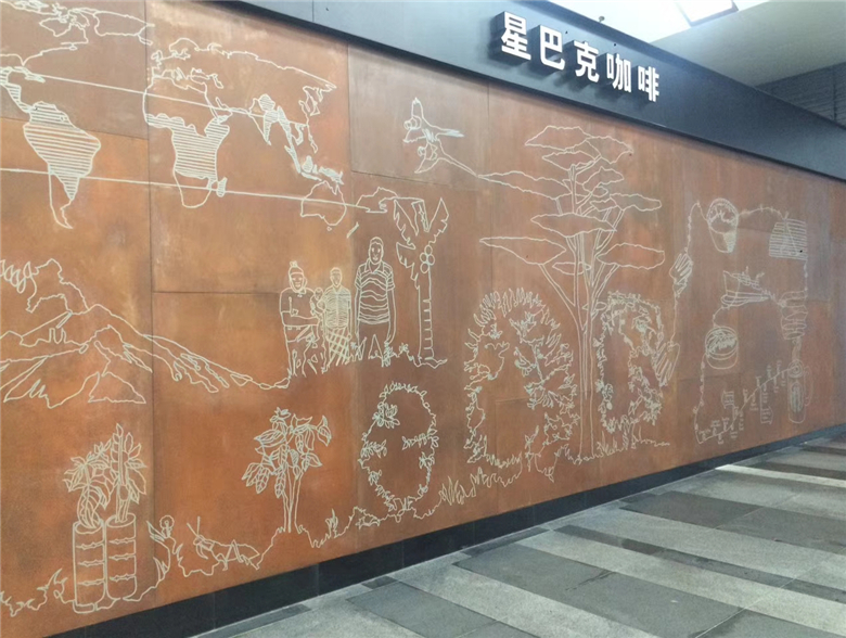 达拉特耐候钢幕墙